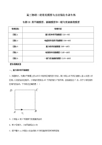 专题08 类平抛模型、斜抛模型和一般匀变速曲线模型-高三物理二轮常见模型与方法强化专训专练