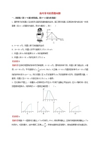 2023届高考物理二轮提升复习4高考常考的图像问题