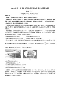2022-2023学年辽宁省实验中学名校联盟高三上学期1月高考模拟调研卷(二)物理(解析版)