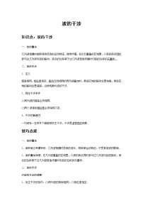物理选择性必修 第一册4 波的干涉优秀习题