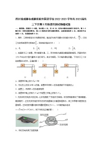 2023届四川省成都外国语学校高三3月月考测试物理试题（word版）