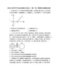 2022_2023学年山东省泰安市高三（第一次）模拟考试物理试卷（含答案解析）