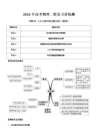 专题05 三大力场中的功能关系（精讲）