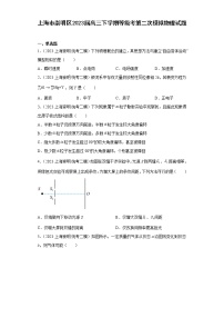 上海市崇明区2023届高三下学期等级考第二次模拟物理试题