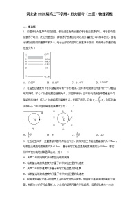 河北省2023届高三下学期4月大联考（二模）物理试题