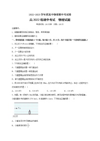 四川省成都东部新区养马高级中学2022-2023学年高一下学期期中考试物理试题