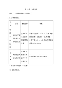 2023届高考物理二轮复习第19讲电学实验学案（浙江专用）