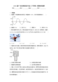 2023届广东省普通高中高三下学期二模物理试题