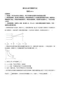 2022-2023学年山东省潍坊市高三下学期二模物理试题（word版）