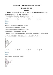 浙江省温州新力量联盟2022-2023学年高二物理下学期期中联考试题（Word版附解析）