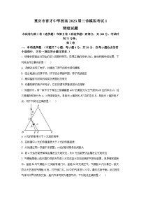 2023届重庆市育才中学校高三下学期三诊模拟考试物理试题