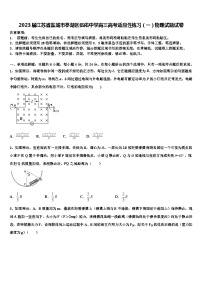 2023届江苏省盐城市亭湖区伍佑中学高三高考适应性练习（一）物理试题试卷