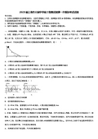 2023届上海市大同中学高三物理试题第一次模拟考试试题