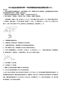 2023届山东省滨州市邹平一中高考物理试题命题比赛模拟试卷（10）