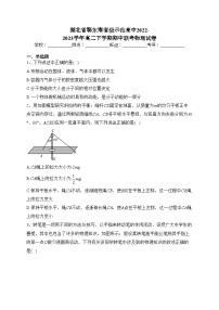 湖北省鄂东南省级示范高中2022-2023学年高二下学期期中联考物理试卷（含答案）