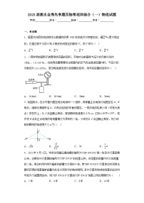 2023届衡水金卷先享题压轴卷理科综合（一）物理试题（含答案）