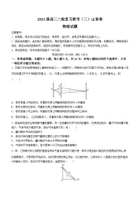 2023届山东省聊城市百师联盟高三下学期模拟预测物理试题 附答案