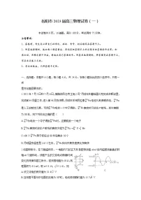 湖南省岳阳市2023届高三物理下学期信息卷（一）试卷（Word版附解析）