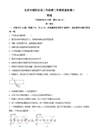 北京市朝阳区2023届高三下学期二模物理试题 Word版无答案