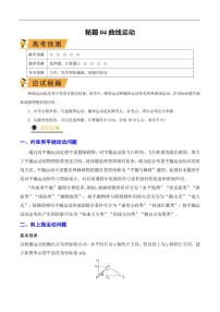 高考物理二轮复习《曲线运动》（原卷版+解析版）