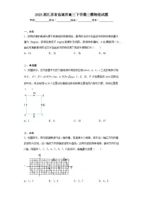 2023届江苏省盐城市高三下学期三模物理试题(无答案)