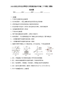 2023届北京市北京师范大学附属实验中学高三下学期三模物理试题（含解析）