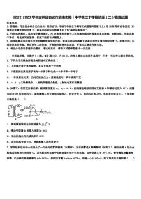 2022-2023学年吉林省白城市洮南市第十中学高三下学期统练（二）物理试题