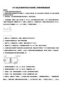 2023届山东省德州市高三毕业班第二次模拟物理试题试卷