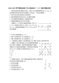 2022-2023学年青海省西宁市大通县高二(上)期末物理试卷(含解析)