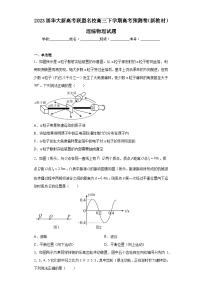 2023届华大新高考联盟名校高三下学期高考预测卷（新教材）理综物理试题（含解析）