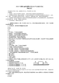 湖北省普通高中2022-2023学年高一物理下学期学业水平合格性考试模拟试题（五）（Word版附解析）