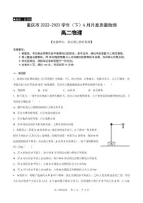 重庆市2022-2023学年高二下学期6月月考物理试题及答案