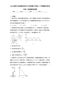 2023届四川省成都市四川大学附属中学高三下学期高考热身考试二理综物理试题（含解析）