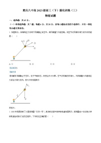 重庆市第八中学2022-2023学年高三物理下学期强化巩固训练试题(三）（Word版附解析）