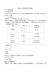 高考物理一轮复习考点回扣练专题(06)力的合成与分解(含解析)
