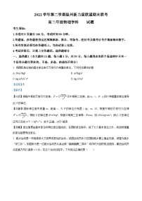 2023温州新力量联盟高二下学期期末联考物理试题含解析