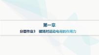 人教版 (2019)选择性必修 第二册第一章 安培力与洛伦兹力2 磁场对运动电荷的作用力作业课件ppt