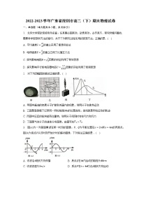 2022-2023学年广东省深圳市高二（下）期末物理试卷（含解析）