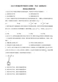 2023年高考真题——理综物理（新课标卷）Word版无答案