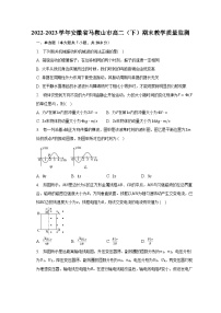 2022-2023学年安徽省马鞍山市高二（下）物理期末教学质量监测（含解析）