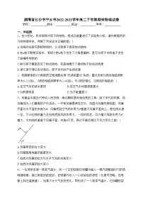 湖南省长沙市宁乡市2022-2023学年高二下学期期末物理试卷（含答案）