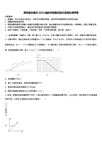 贵州省安顺市2023届高考物理试题全真模拟密押卷