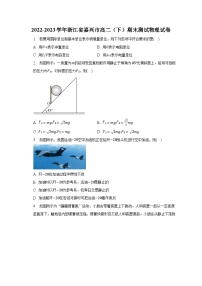 2022-2023学年浙江省嘉兴市高二（下）期末测试物理试卷