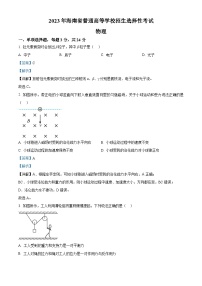 2023年高考真题——物理（海南卷）（Word版附解析）