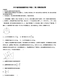 2023届河南省南阳市高三考前（二模）物理试题试卷