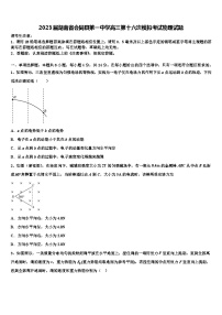 2023届湖南省会同县第一中学高三第十六次模拟考试物理试题