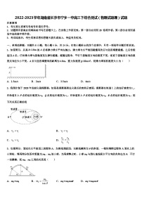 2022-2023学年湖南省长沙市宁乡高三下综合测试（物理试题理）试题