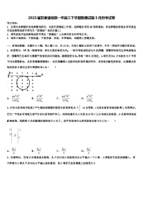 2023届甘肃省岷县高三下学期物理试题3月月考试卷