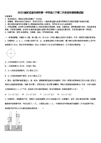 2023届河北省沧州市高三下第二次质量检查物理试题