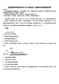 湖北省昆明市黄冈实验学校2023届校高三下期摸底考试物理试题试卷